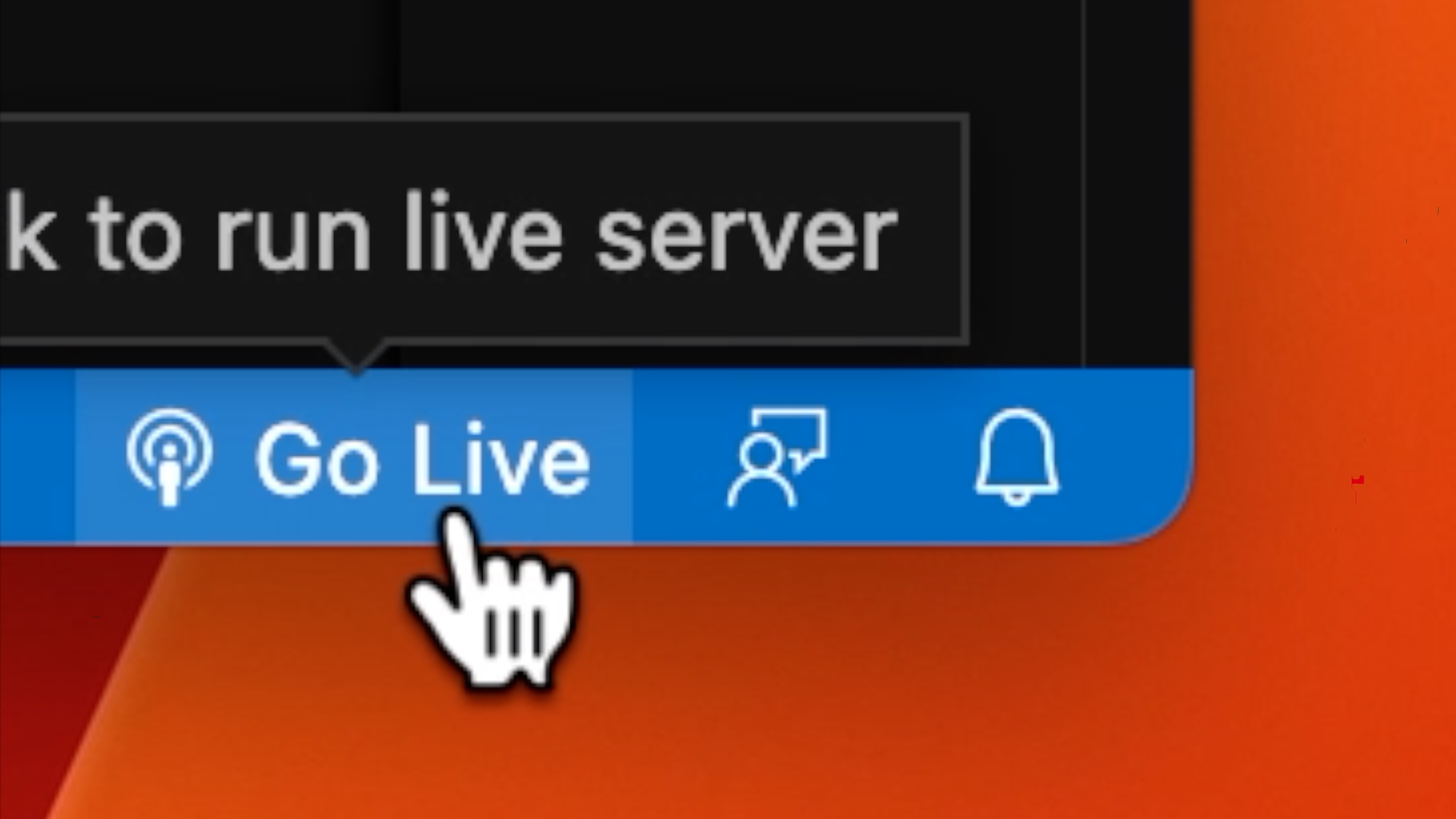 VS Code Live Server Click Go Live